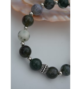 STONEAGE JEWELLERY Hint Akiği Unisex Doğal Taşlı Bileklik