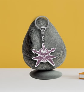 Korsan Kafa Tası Metal Rock Tasarımlı Anahtarlık - GDTK-903015