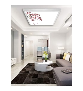 New Chandelier-living Room Chandelier-autumn Leaves-60cmx60cm-54watt Led-square-led Lamp-ıp54-ıp55