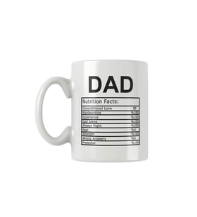 Dad Nutrition Facts Baskılı Kupa Bardak