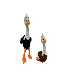Sevimli Peluş Deve Kuşu 60 cm Oyuncak Uyku Arkadaşım (Çok Renkli)