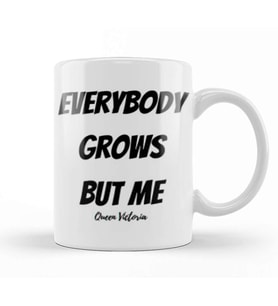 Queen Victoria Quotes Gift  Vintage Retro Rainbow Style Kupa Bardak Porselen