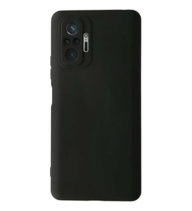 Redmi Note 10 Pro Kılıf Nano içi Kadife Silikon - Siyah