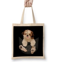 Shih Tzu With Love Bez Çanta Uzun Saplı