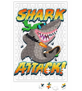 Shark Attack Puzzle 240 Parça Yapboz