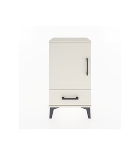 Arges Komodin 2 Raflı Tek Çekmeceli Tek Kapaklı 44x30x80 Aytaşı-Aytaşı