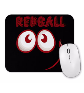 Red Ball 4  Smile Long  Sleeve Mouse Pad