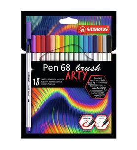 Stabilo Pen 68 Brushy Arty 18li Fineliner Kalem 568-18-21-20
