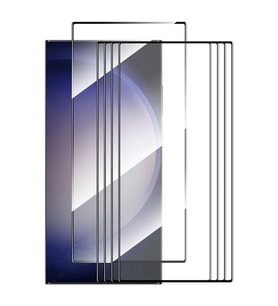 Galaxy S24 Ultra 6'lı Paket Kolay Uygulama Aparatlı Easy Body Ekran Koruyucu (Siyah)