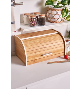 Aksel Bamboo Ekmek Kutusu 38 cm (Kahverengi)