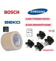 Klima Titreşim Ses Takozu ve Dekoratif Boru Bandı