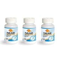 Force Nutrition Folic Asid 400 mcg 120 Tablet - 3 Adet