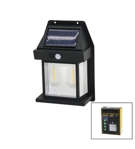 Lunaev 2 Lamba Solar - Sensörlü Aplik Duvar Lambası Dış Mekan 5.5 V - 1 W - 1800mAh
