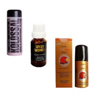Kolossal Penis Bakım Kremi 200 ml. + Speed women Kadın Damlası + 60000 sprey