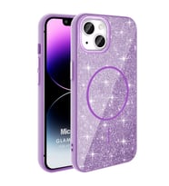 Microsonic Apple iPhone 13 Kılıf GlamGrip Luxe Lila (Lila)