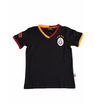 Galatasaray Çocuk Lisanslı Armalı Siyah Tshirt