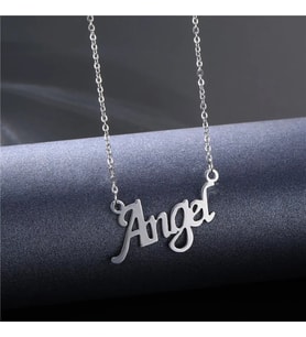 Gümüş  Angel Kolye