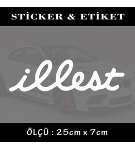 İNGİZLİZCE CAM YAZISI oto sticker yazı - araba kask motosikler kamyonet minibüs uyumlu etiket