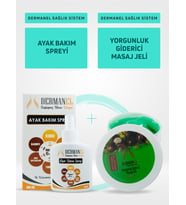Dermanel Ayak Bakım Spreyi+Dermanel Yorgunluk Giderici Masaj Jeli