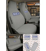 Sparco Logolu Oto Koltuk Kılıfı Ön Arka Set – Penye Likralı Universal Koltuk Koruyucu Servis Kılıfı