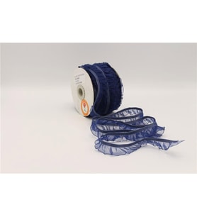 Fırfırlı Lastikler 18 mm Genişlik - 25 mt Lacivert