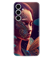 Samsung Galaxy A56 Kılıf Boutique Baskılı Resimli Kelebek Kadın Pcode -075