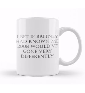 Britney Brag Kupa Bardak Porselen