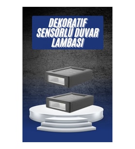 Mey İthalat® Dekorasyon Aplik Işık Güneş Enerjili Aydınlatma Dekoratif Aydınlatma