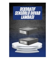 Mey İthalat® Dekorasyon Aplik Işık Güneş Enerjili Aydınlatma Dekoratif Aydınlatma