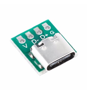 USB Type C 4 Pin DIP Çevirici Pcb Usb Dip Adaptör Kart