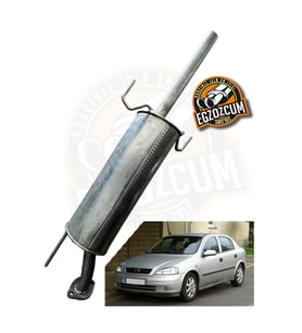 Opel Astra G kasa sedan arka susturucu eko arka eksoz (2000-04)