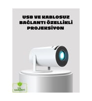 Kablosuz Full HD Ev Sinema Projeksiyonu 160 ANSI Lümen