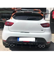 Renault Clio 5 Difüzör Lüx Tip İthal Ultra Parlak Siyah Difizör