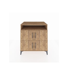 Kronos Şifonyer 4 Raflı 4 Kapaklı 88x59x96 Çam-Çam