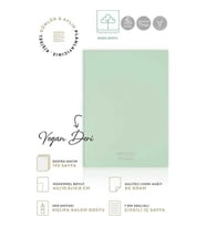 VICTORIA'S JOURNALS 1001 SOFTLONS ESNEK KAPAK A6 80gr. 96YP.KREM ÇİZGİLİ DEFTER PASTEL YEŞİL