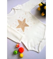 Unisex Bebek Welcome Baby Baskılı Body Zıbın
