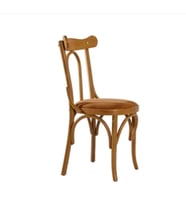 Sandalye 19802 Zus2210 Kulak Sırtlık Model Bambu Kayın Ayak Ceviz Renk El Yapım