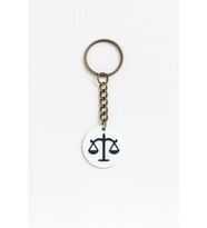 Terazi Burcu NFC Anahtarlık – Akıllı Temassız Bağlantı Özellikli Burç Anahtarlığı (3,5 cm)