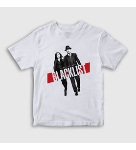 Presmono Unisex Çocuk Beyaz James Spader The Blacklist T-Shirt 183352tt