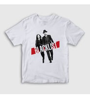 Presmono Unisex Çocuk Beyaz James Spader The Blacklist T-Shirt 183352tt