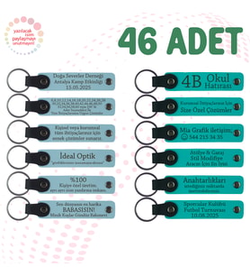 G Mavi & K Turkuaz, Dans Atölyesi Katılımcılarına Sürpriz 46’li Set, Kişiye Özel Yazılı Anahtarlık