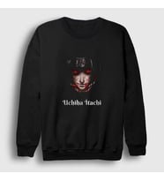 Presmono Unisex Siyah Itachi Anime Naruto Sweatshirt 132167tt