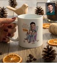 Kişiye Özel Karikatürlü Cat Dad Kedi Babası Kupa Bardak Babalar Günü Hediyesi