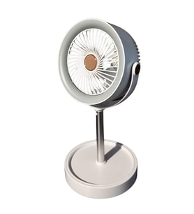 bigmate Masa Tipi Midi Fan – Taşınabilir Şarjlı Kademeli Hız ve Yükseklik Ayarı YS2298B (Gri)