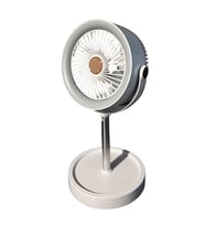 bigmate Masa Tipi Midi Fan – Taşınabilir Şarjlı Kademeli Hız ve Yükseklik Ayarı YS2298B (Gri)