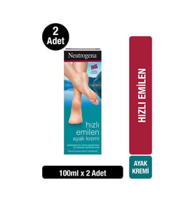 Neutrogena Hızlı Emilen Ayak Kremi 100 ml x 2 Adet