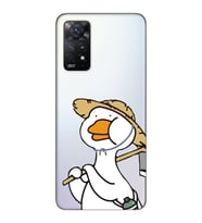 Redmi Note 11 Pro Uyumlu Ördek Desenli Şeffaf Telefon Kılıfı
