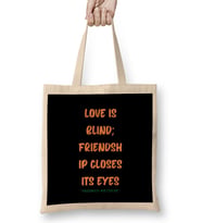 Friendship Quotes DAY ideas LOVE gift Friedrich Nietzsche Bez Çanta Uzun Saplı