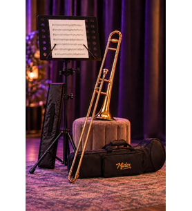 Midex TRM-145A Alto Trombon Bb/F Nota Sehpası ve Telefon Tutuculu Set