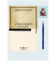 Atinalıların Devleti - Hasan Ali Yücel Klasikleri - Aristoteles - Pensan Büro Mavi Tükenmez Kalem (Renksiz)